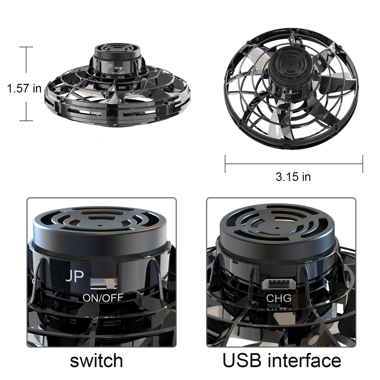 Flynova Free Route Rotary Flying Spinner: Innovative Flying Toy